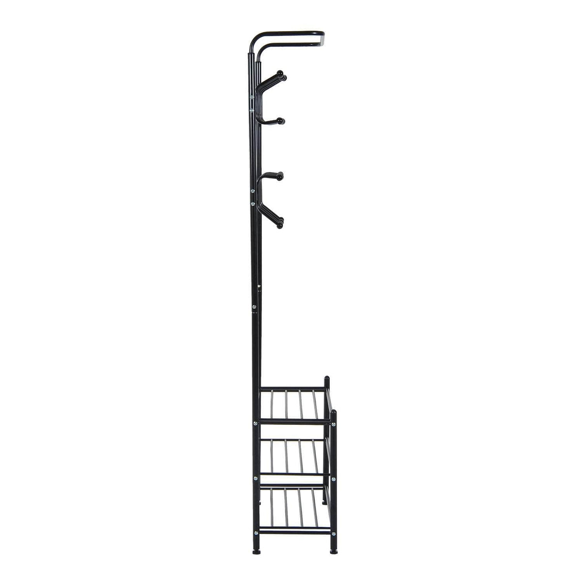 Aosom Entryway Heavy Duty Metal Coat and Shoe Rack Hall Tree, image 11