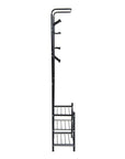 Aosom Entryway Heavy Duty Metal Coat and Shoe Rack Hall Tree, image 11