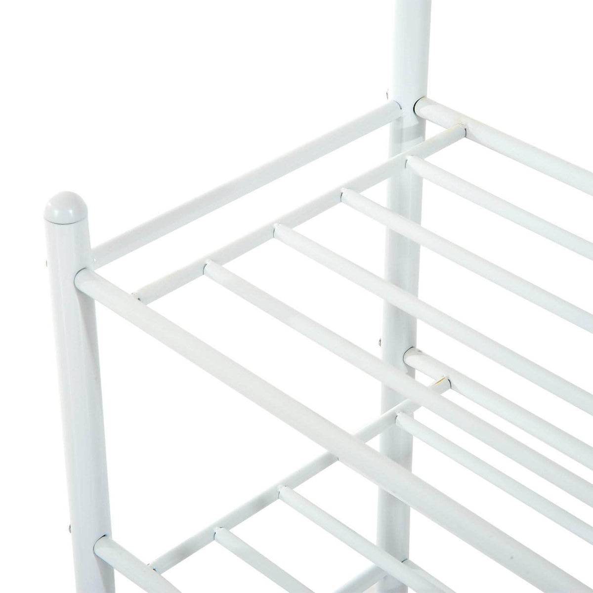 Aosom Entryway Heavy Duty Metal Coat and Shoe Rack Hall Tree, image 8