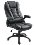 Aosom High Back Heated Massage Swivel Executive Office Chair in Faux Leather, image 2