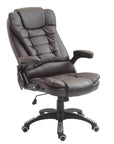 Aosom High Back Heated Massage Swivel Executive Office Chair in Faux Leather, image 15