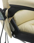 Aosom High Back Heated Massage Swivel Executive Office Chair in Faux Leather, image 28