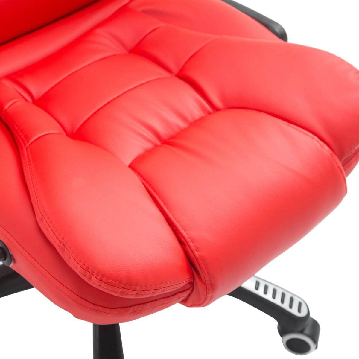 Aosom High Back Heated Massage Swivel Executive Office Chair in Faux Leather, image 37