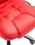 Aosom High Back Heated Massage Swivel Executive Office Chair in Faux Leather, image 37