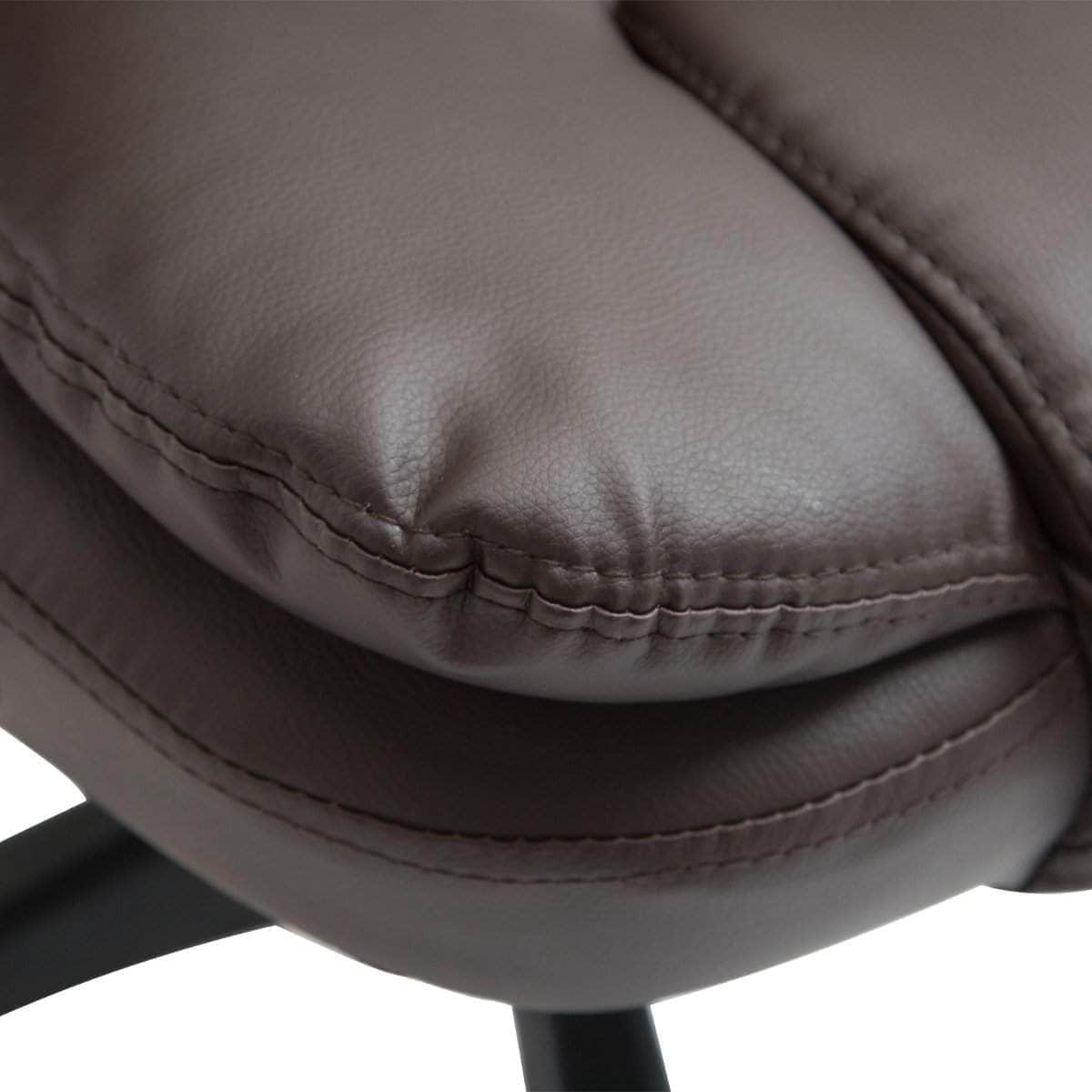 Aosom High Back Heated Massage Swivel Executive Office Chair in Faux Leather, image 21