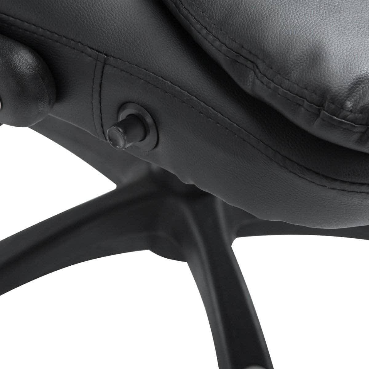 Aosom High Back Heated Massage Swivel Executive Office Chair in Faux Leather, image 12