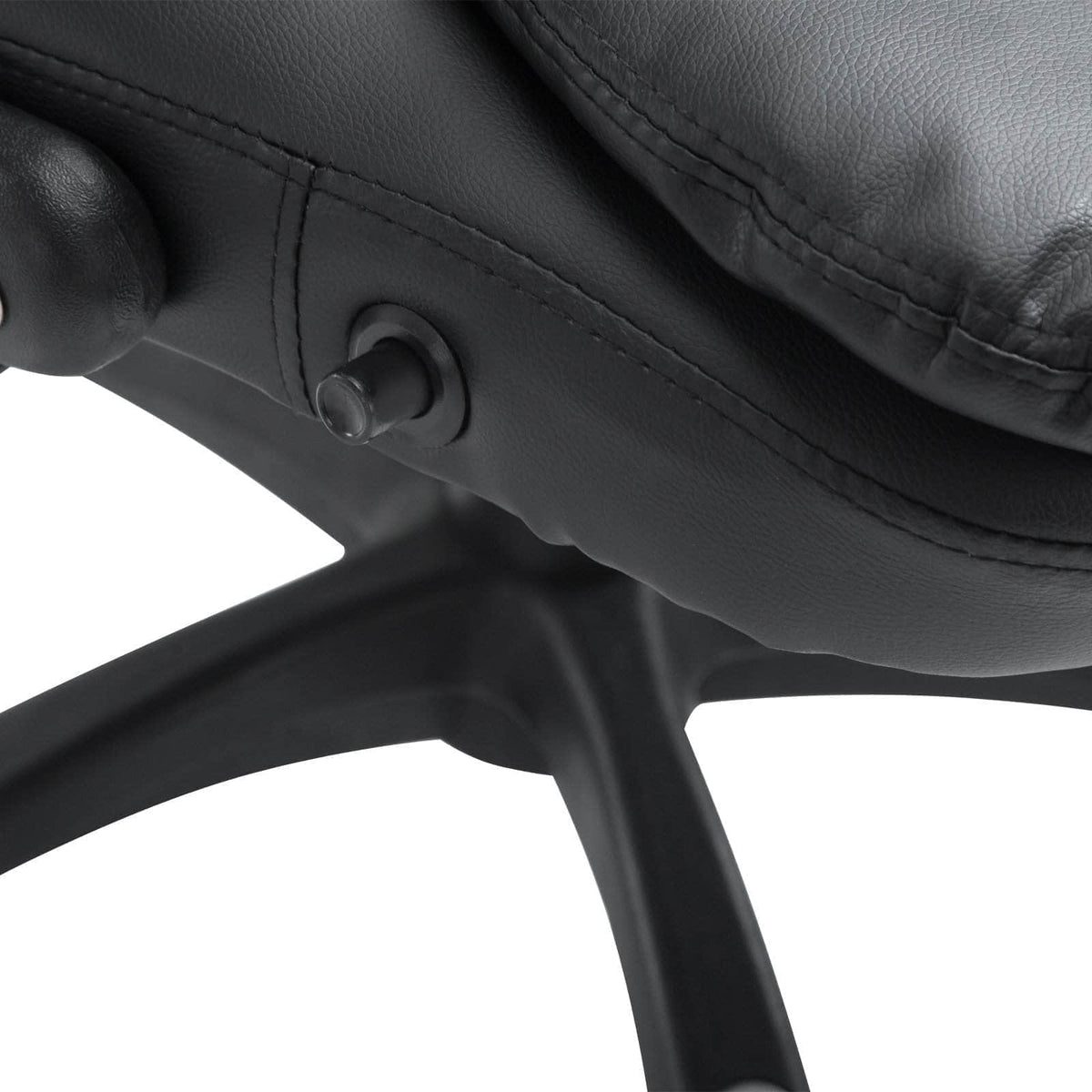 Aosom High Back Heated Massage Swivel Executive Office Chair in Faux Leather, image 9