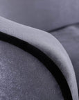 Aosom Plush Fabric Elevated Small Dog Sofa Bed in Silver Grey, image 6