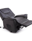 Aosom Brown Faux Leather Power Lift Reclining Chair with Remote Control, image 2