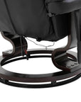 Aosom 10 Vibration Point Massage Reclining Chair and Ottoman in Faux Leather, image 17