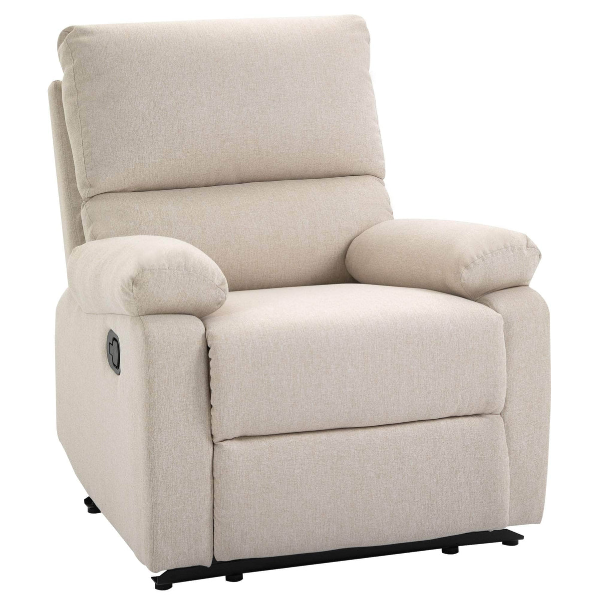 Aosom Linen Reclining Chair with Plush Padded Back, image 11