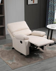 Aosom Linen Reclining Chair with Plush Padded Back, image 10