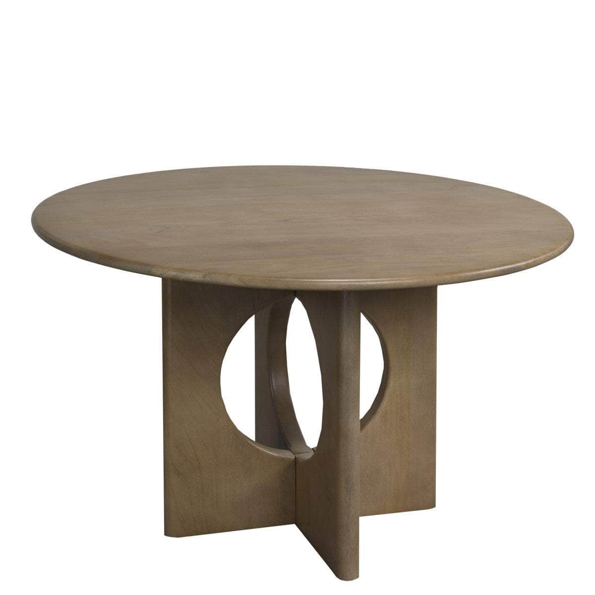 Brassex Inc. Bexley Round Solid Wood Dining Table in Natural Oak, image 1