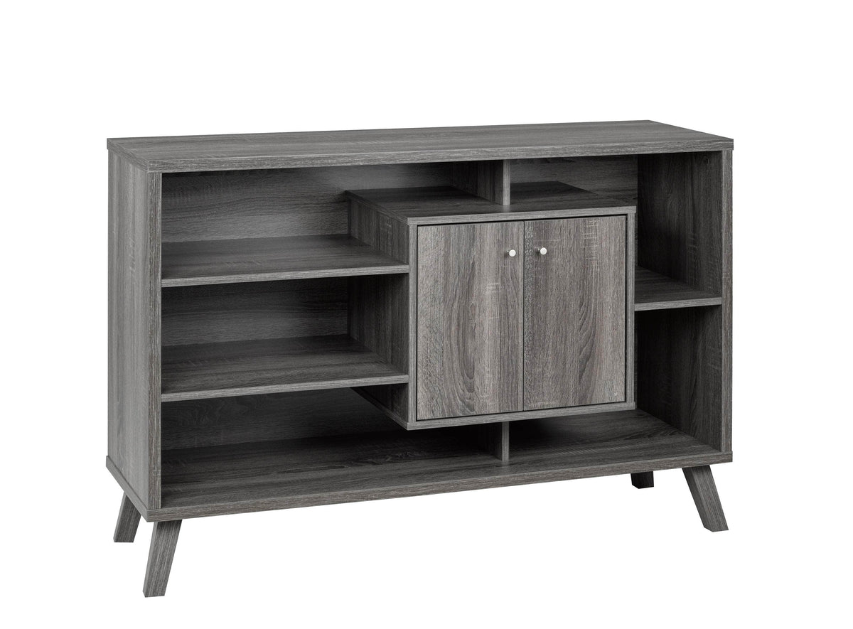 Brassex Inc. Multi Tier Buffett Server with 2 Storage Cabinets, image 6