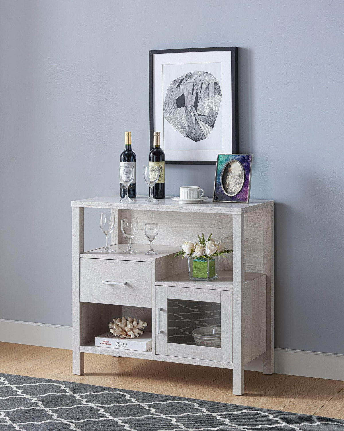 Brassex Inc. Display Storage Entryway Cabinet, image 2