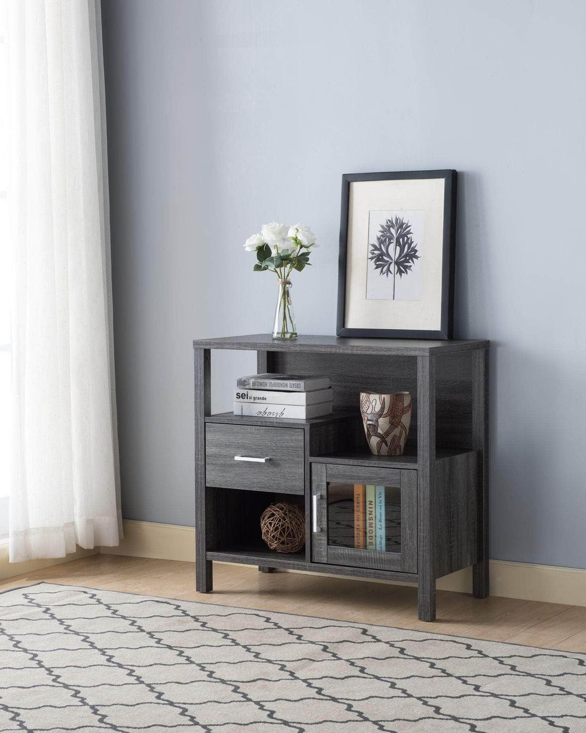 Brassex Inc. Display Storage Entryway Cabinet, image 9