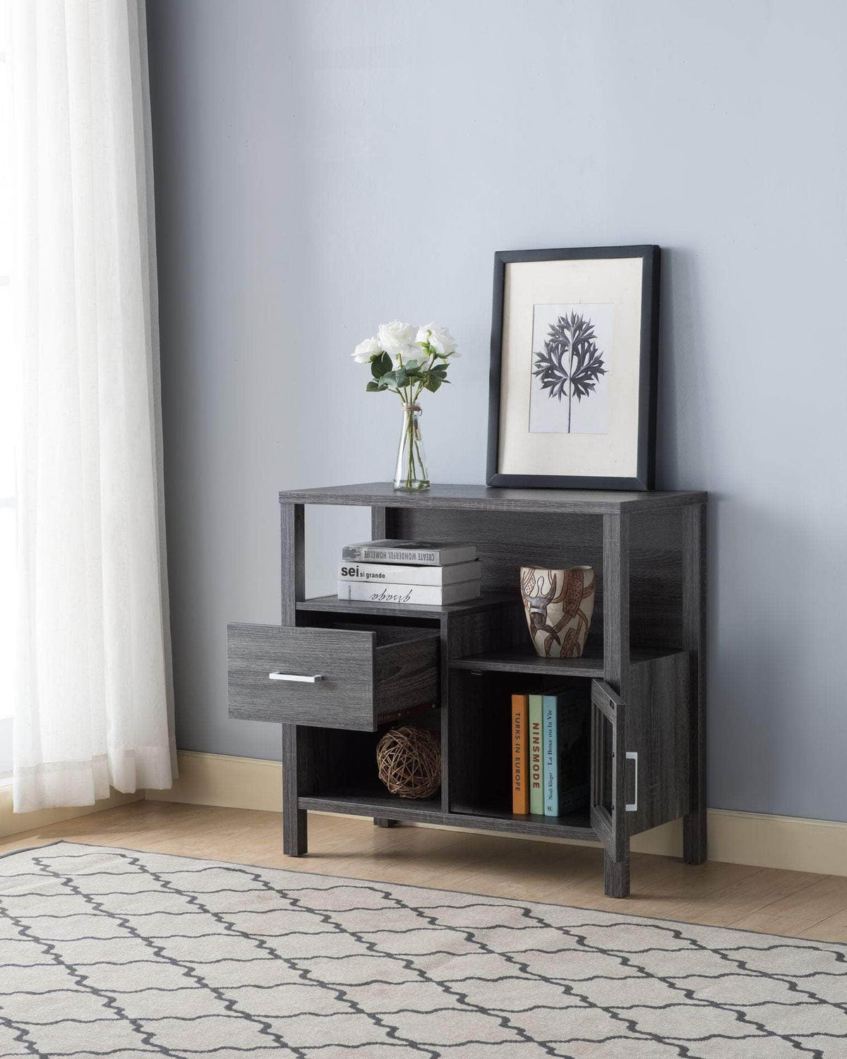 Brassex Inc. Display Storage Entryway Cabinet, image 13