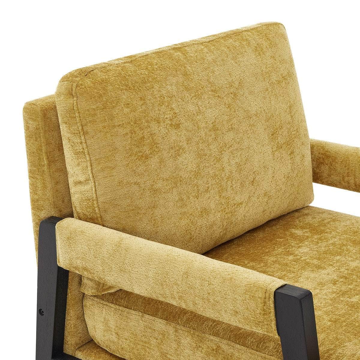 Brassex Inc. Carlo Chenille Fabric Accent Arm Chair, image 4