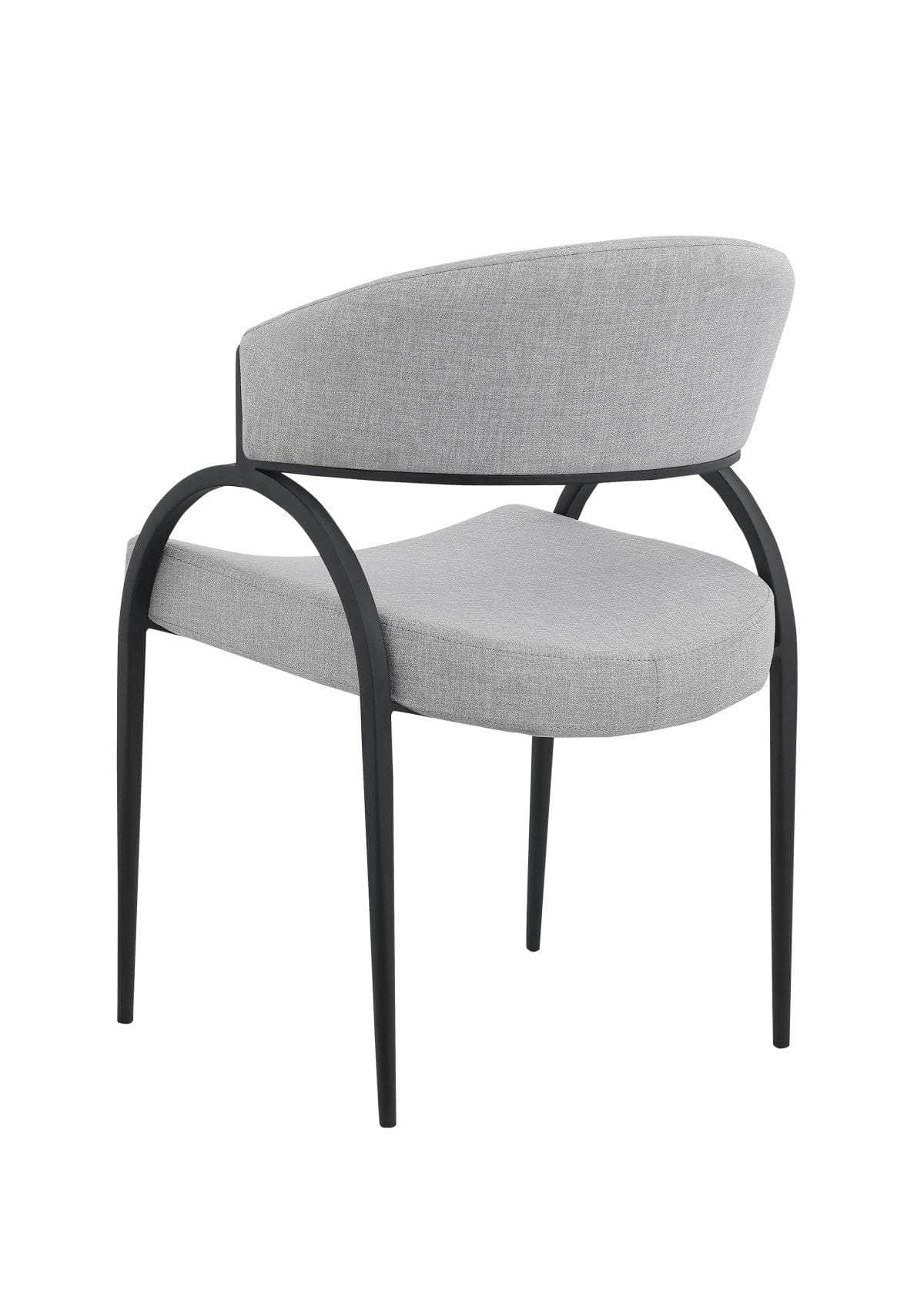 Brassex Inc. Alessia Plush Fabric Dining Chair (Set Of 2), image 2
