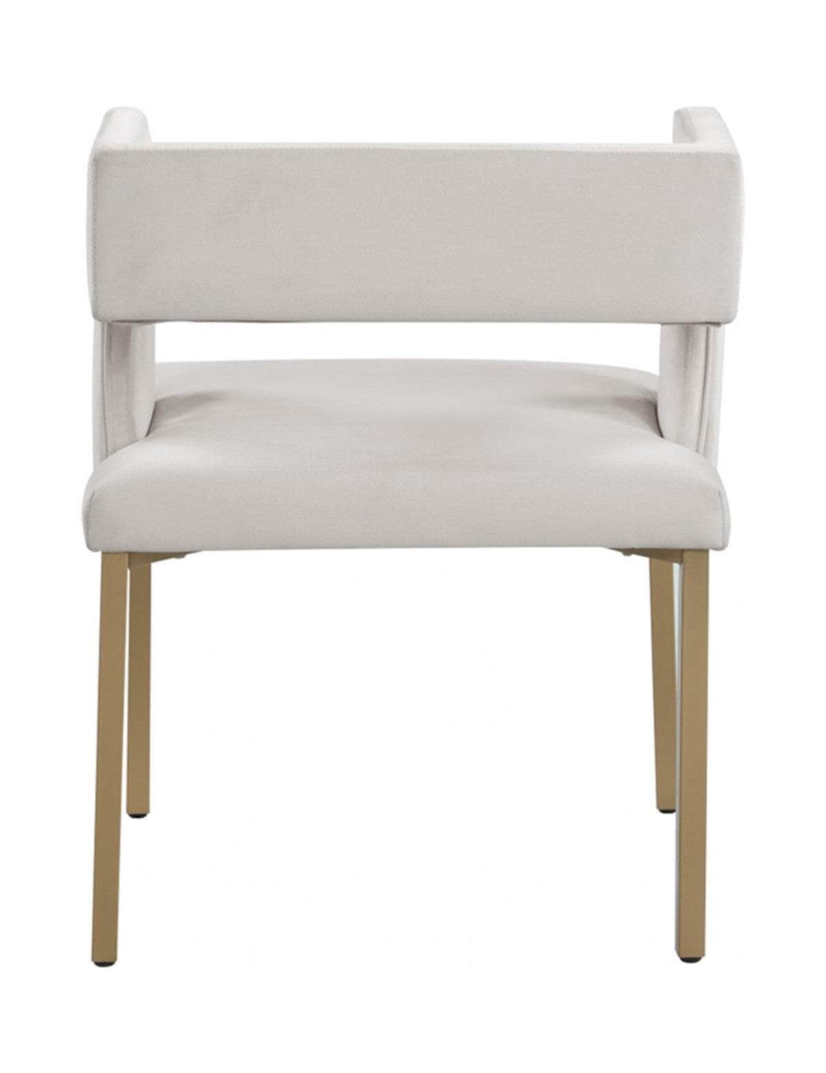 Brassex Inc. Anthony Velvet Fabric Dining Chair (Set Of 2), image 1