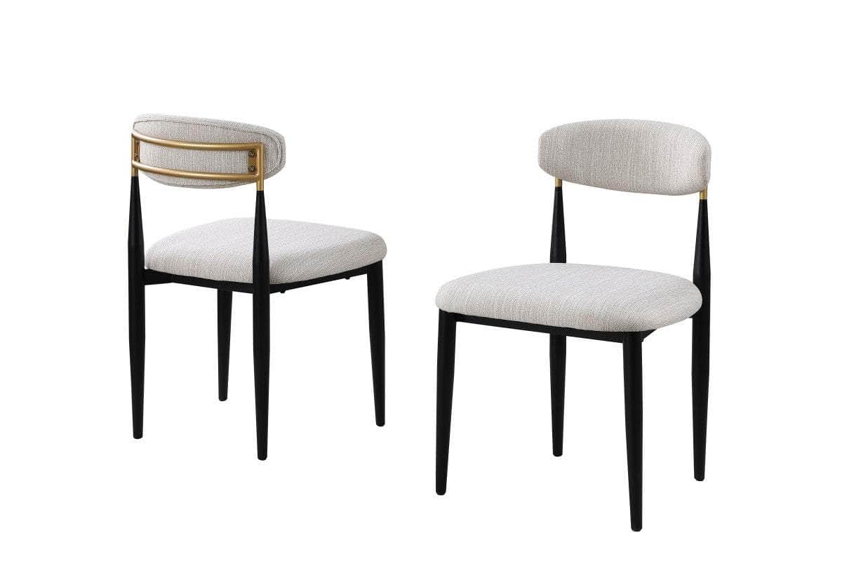 Brassex Inc. Kodi Polyester Fabric Dining Chair (Set Of 2), image 2