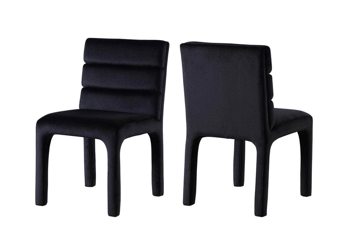 Brassex Inc. Megara Velvet Fabric Dining Chair (Set Of 2), image 2