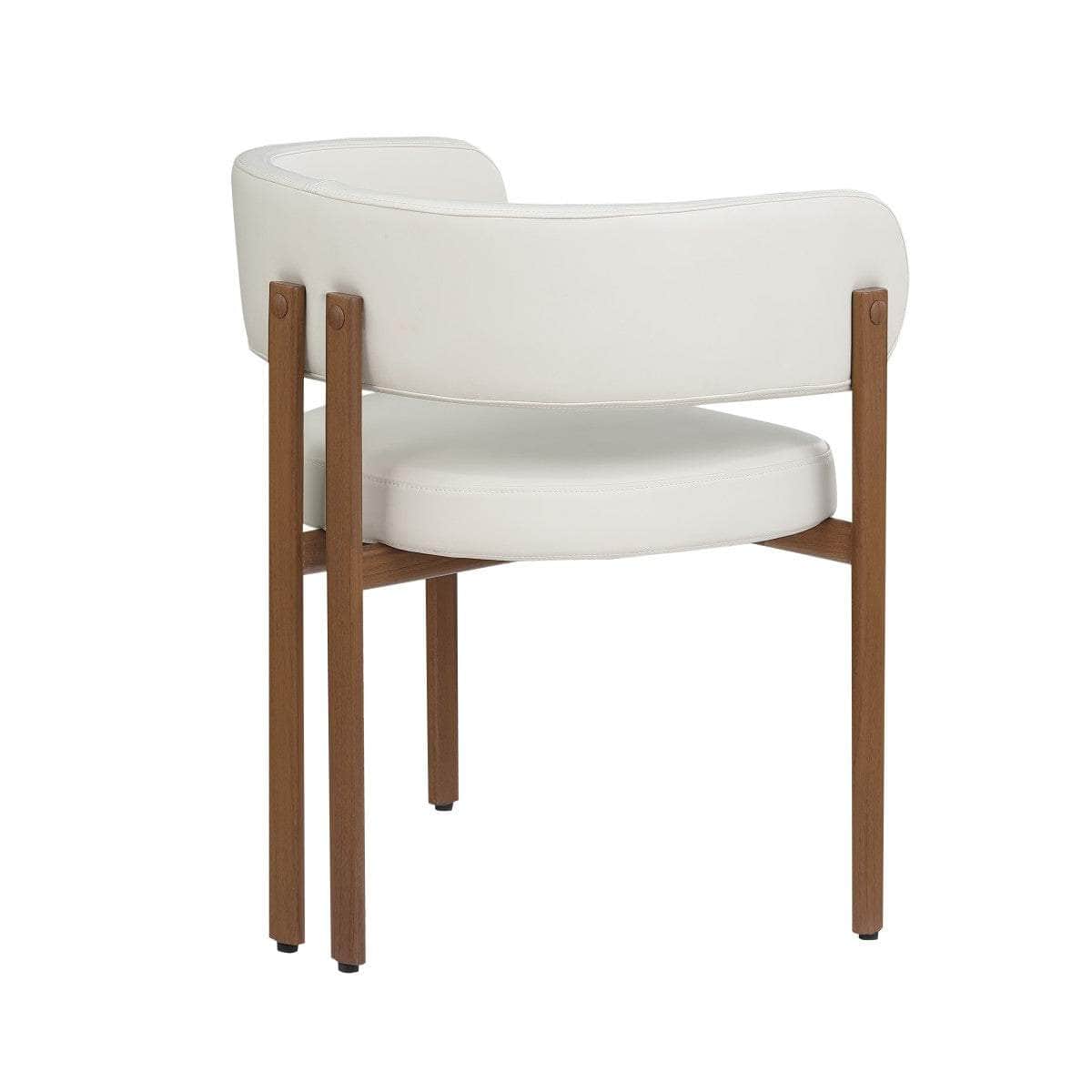 Brassex Inc. Caliste Fabric Dining Chair (Set of 2), image 5