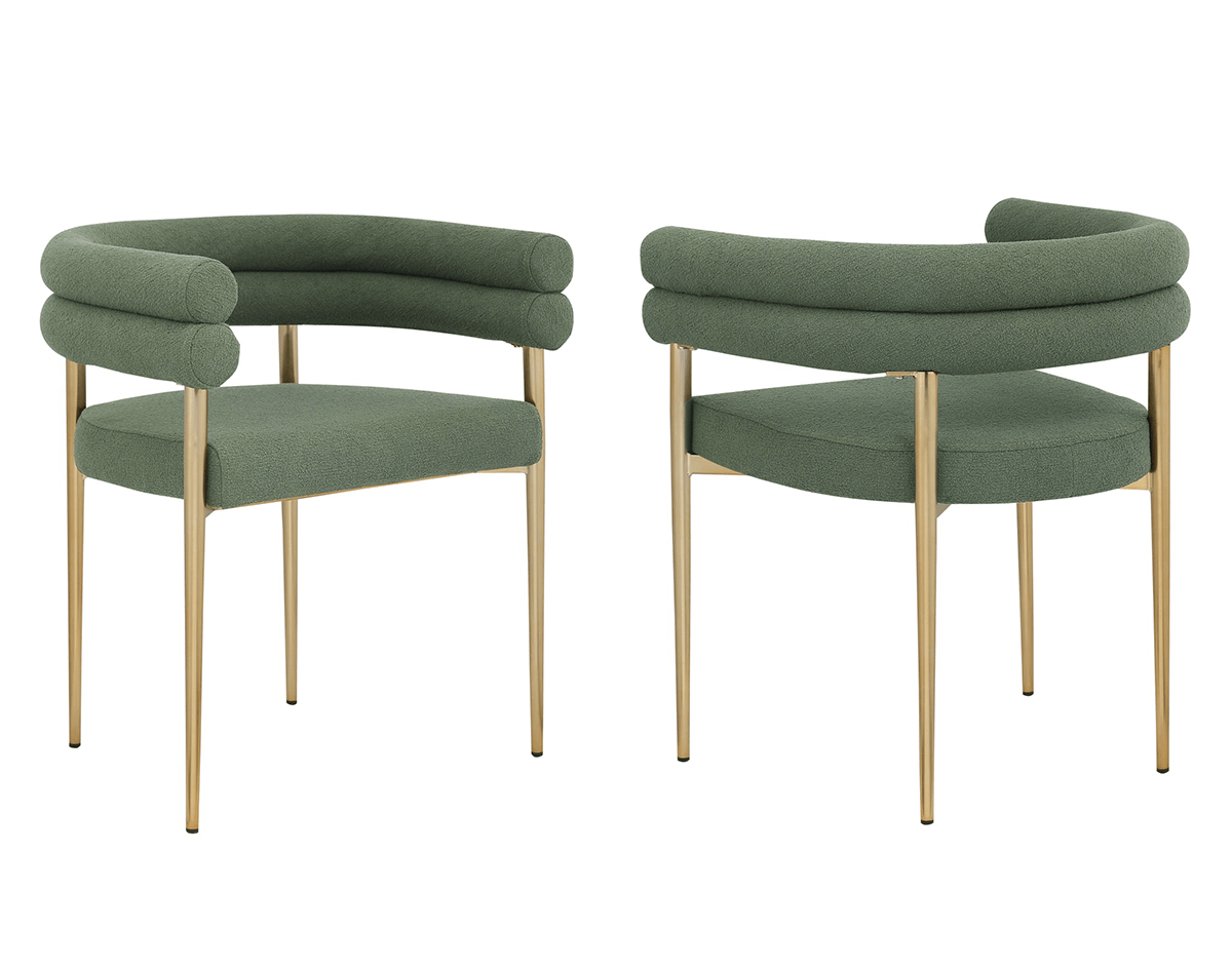 Brassex Inc. Allure Fabric Dining Chair (Set Of 2), image 8