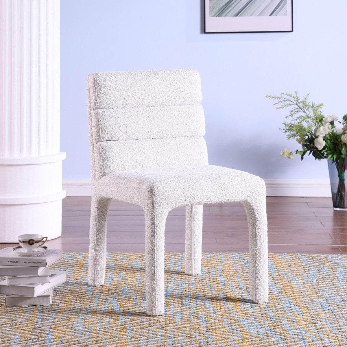 Brassex Inc. Megara Velvet Fabric Dining Chair (Set Of 2), image 3