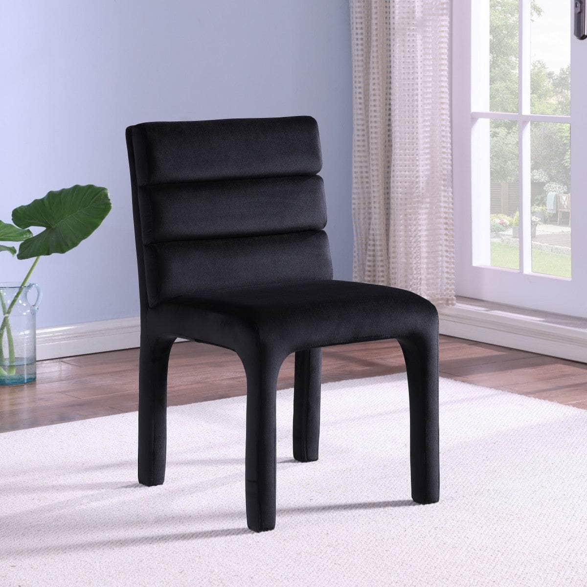 Brassex Inc. Megara Velvet Fabric Dining Chair (Set Of 2), image 1
