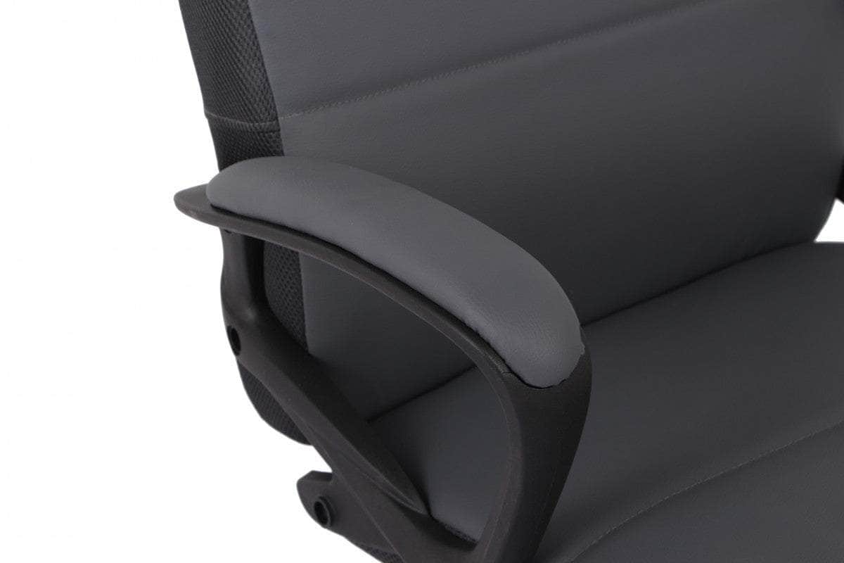 Brassex Inc. Adjustable Height Upholstered Office Chair, image 16