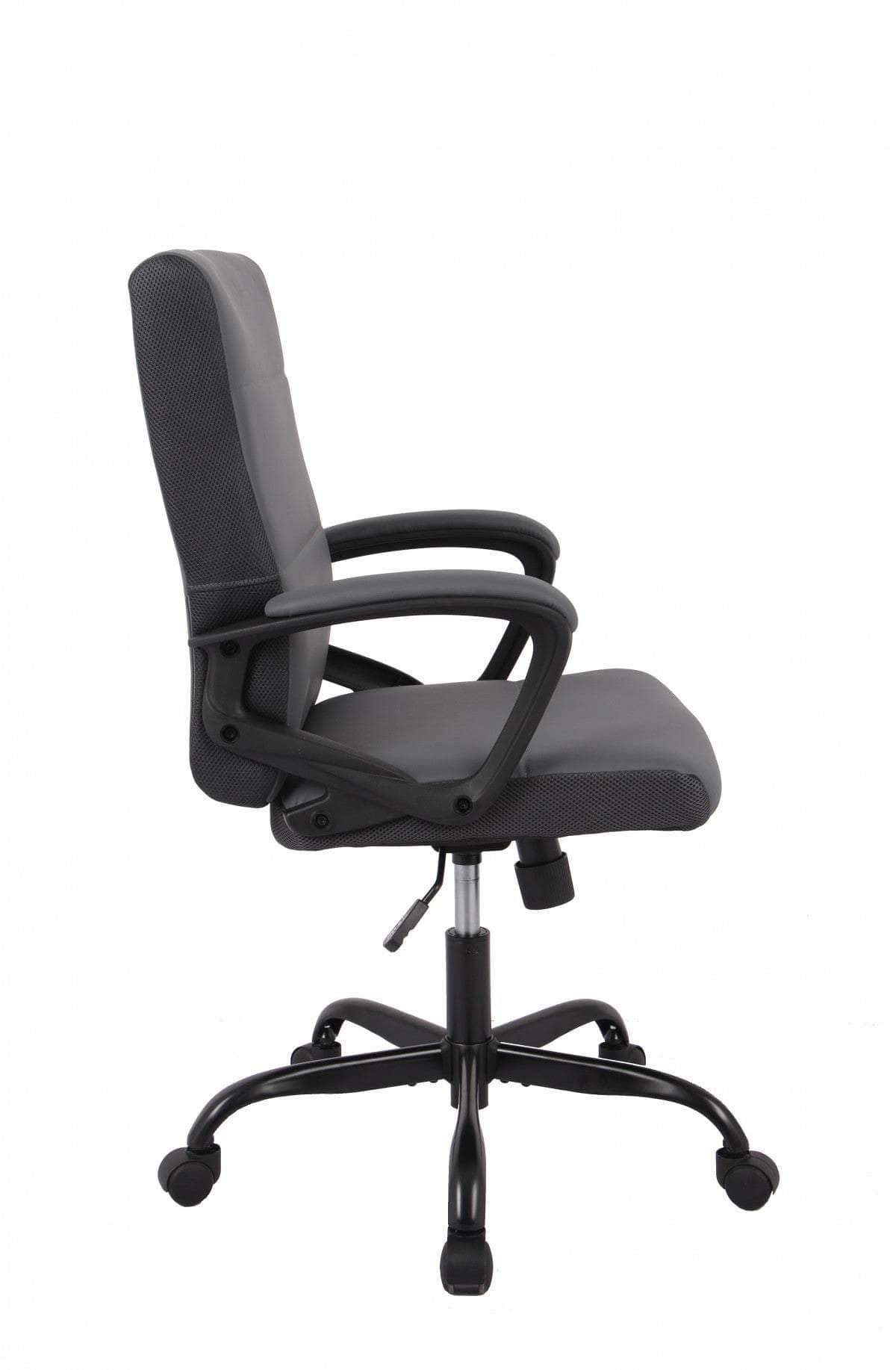 Brassex Inc. Adjustable Height Upholstered Office Chair, image 13