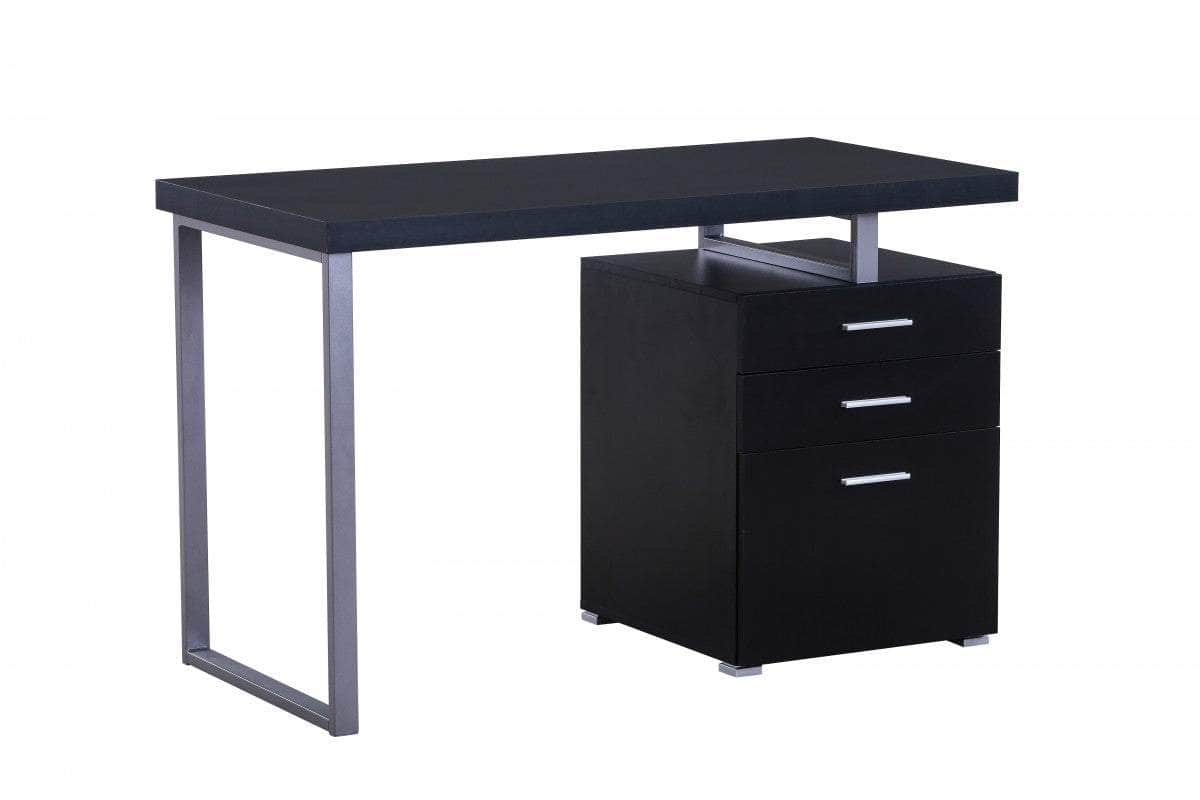 Brassex Inc. Verona Desk with 3 Storage Drawers, image 6
