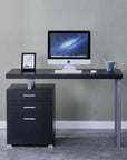 Brassex Inc. Verona Desk with 3 Storage Drawers, image 4