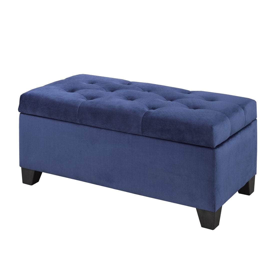 Brassex Inc. Padded Tufted Storage Ottoman, image 4