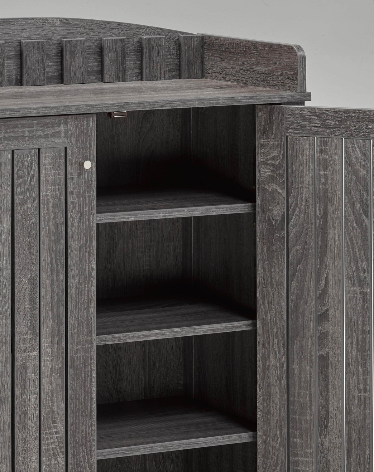 Brassex Inc. Multi Tier Shoe Cabinet with 3 Storage Shelves, image 6