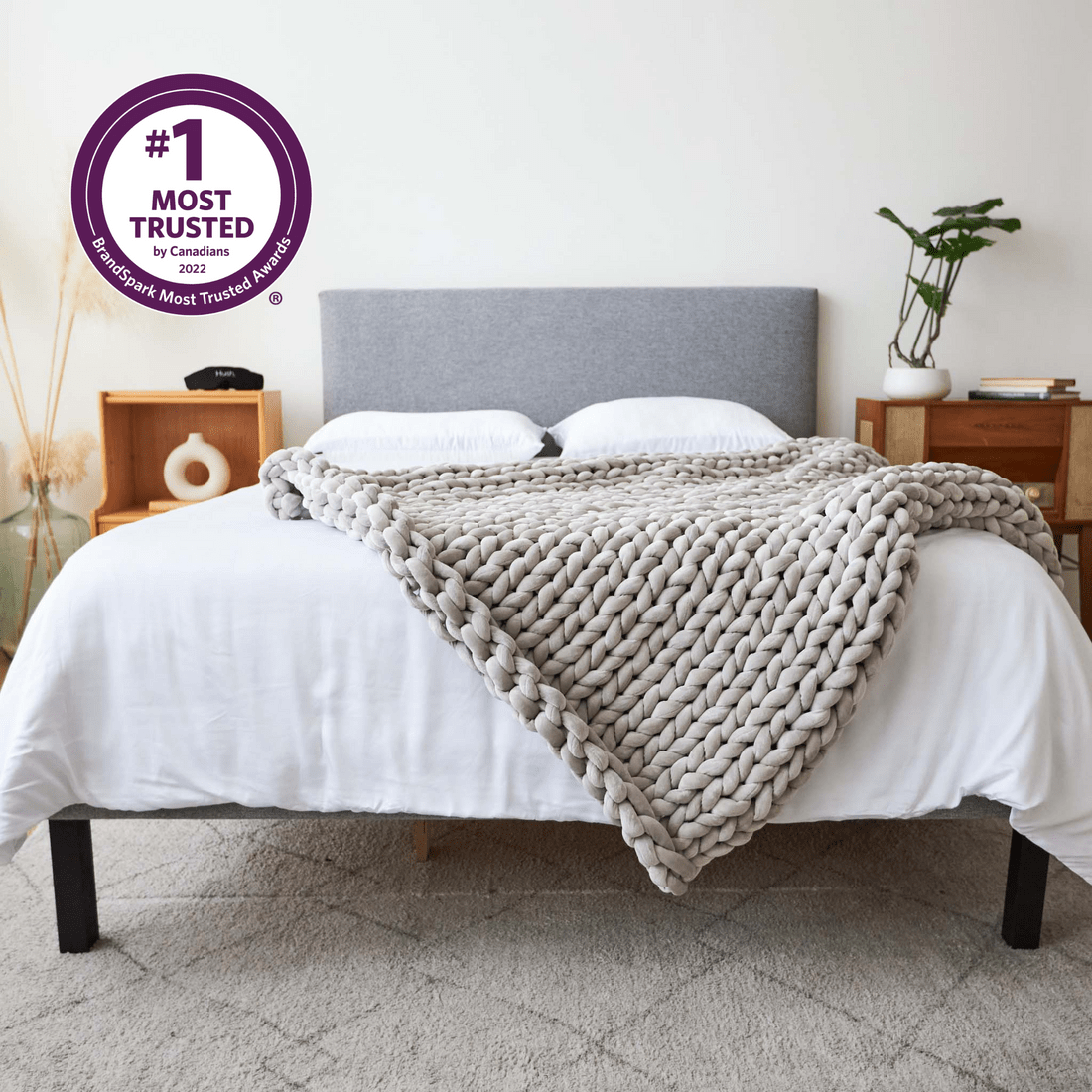 Hush Blankets Hush Knit Weighted Blanket, image 3
