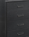 IFDC Ava 5 Piece Storage Platform Bedroom Furniture Set in Grey Lacquer Finish, image 6