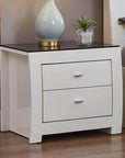 IFDC Barcelona 5 Piece White Platform Storage Bedroom Furniture Set, image 6