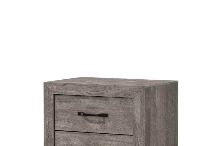 IFDC Charlotte 5 Piece Platform Bedroom Furniture Set in Driftwood Grey, image 7