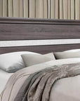 IFDC Harper Seville 5 Piece Storage Platform Bedroom Furniture Set in Weathered Grey, image 3