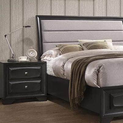 IFDC Natalie 2 Drawer Nightstand in Brown, image 1