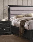 IFDC Natalie 2 Drawer Nightstand in Brown, image 1