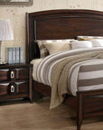 IFDC Roxy 2 Drawer Nightstand in Brown, image 1