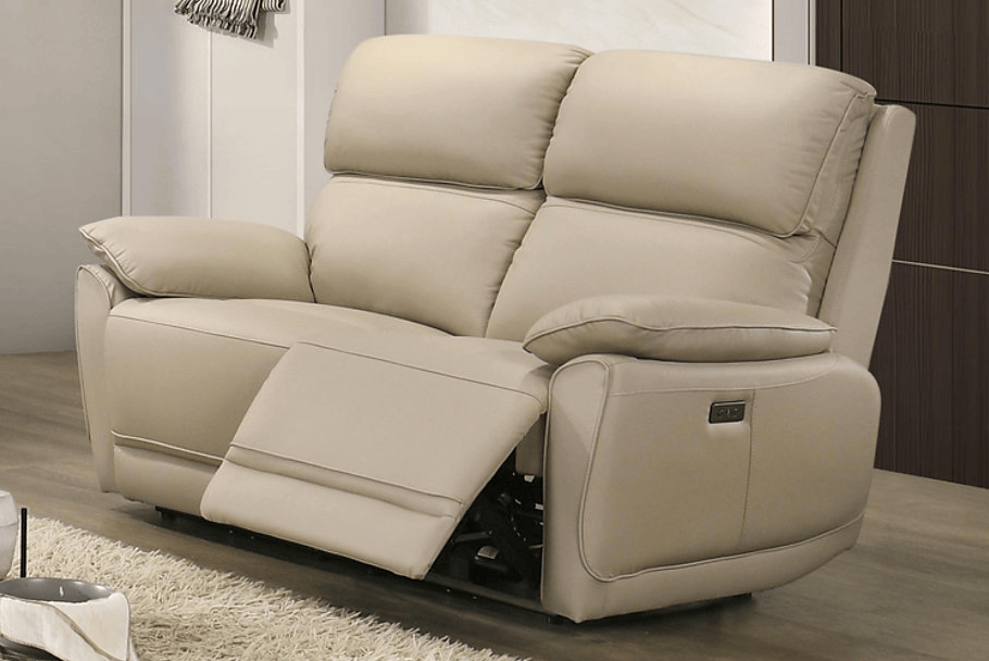 IFDC Beckett 58" Power Reclining Sofa in Leather Match, image 3
