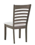 IFDC Kimberley 7 Piece Antique Grey Rectangular Dining Room Furniture Set, image 9