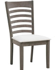 IFDC Kimberley 7 Piece Antique Grey Rectangular Dining Room Furniture Set, image 8