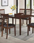 IFDC Castlegar 7 Piece Extendable Rectangular Dining Room Furniture Set, image 6