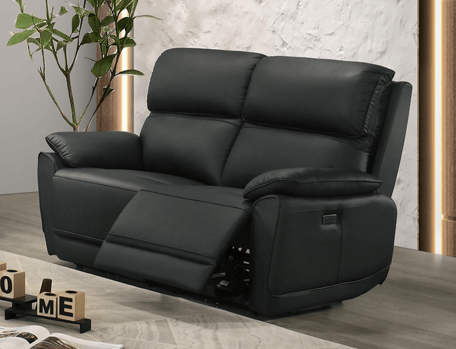 IFDC Beckett 58" Power Reclining Sofa in Leather Match, image 2