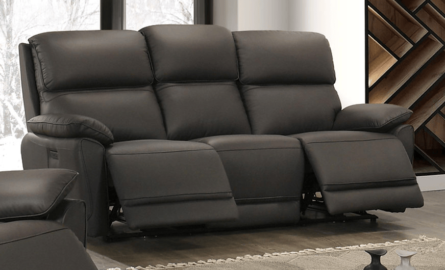 IFDC Beckett 79" Power Reclining Sofa in Leather Match, image 1
